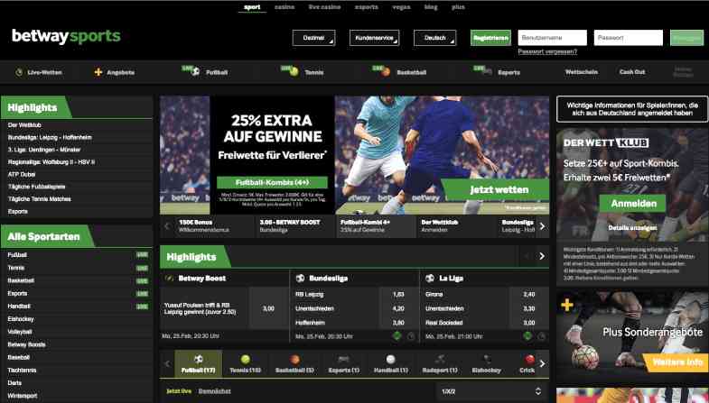 betway website